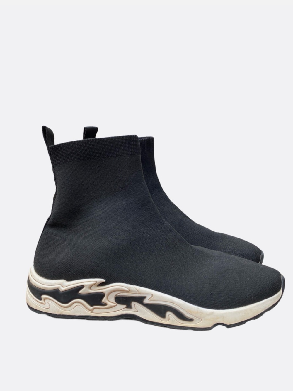Sandro Paris / Flame High Black Sneakers
